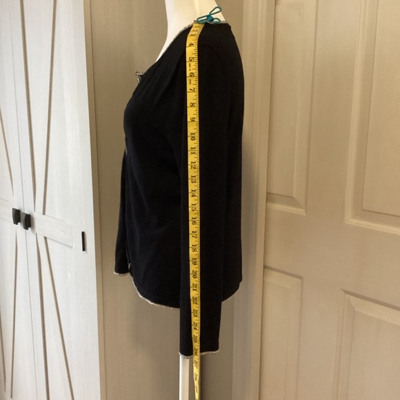 Sigrid Olsen Black Cardigan Sweater - Picture 5 of 14